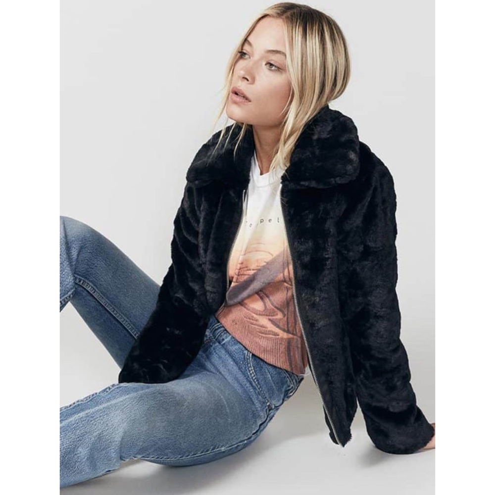 Reformation| Black Piano Coat